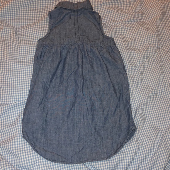 CHAMBRAY TODDLER DRESS - Picture 2 of 4